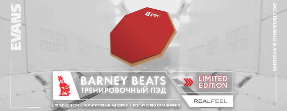 EVANS RF12G-RED 12` Limited Edition Barney Beat