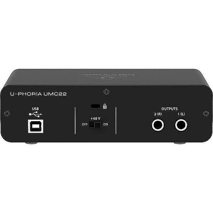 Behringer umc22 разъемы Behringer umc22 разъемы