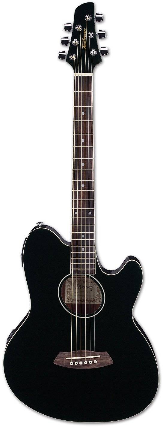 IBANEZ TCY10E-BK AC/EC GUITAR электроакустическая гитара, цвет черный глянцевый