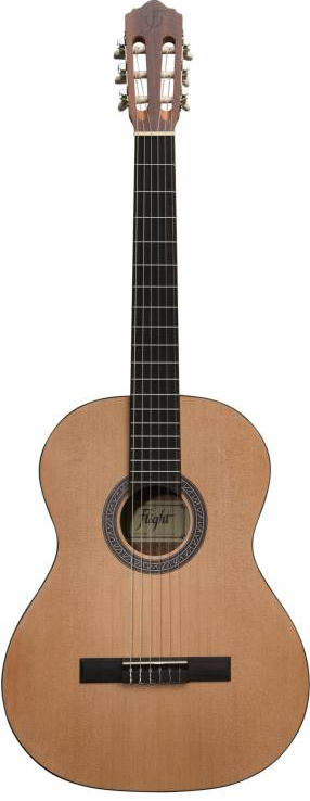 FLIGHT C-125 NA 4/4 - классическая гитара 4/4, матовое, верхн. дека-ель, корпус-сапеле, цвет натурал
