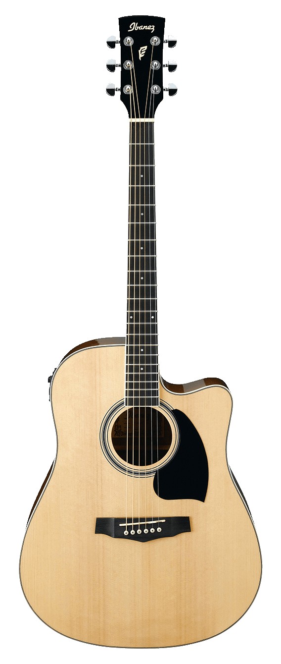 IBANEZ PF15ECE-NT электроакустическая гитара, цвет натуральный