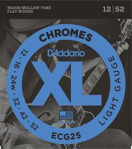 ECG25 Chromes Flat Wound, Light, 12-52 от Музторг