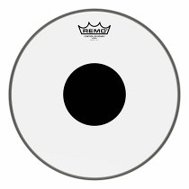 REMO CS-0313-10- Batter, CONTROLLED SOUND®, Clear, 13` Diameter, BLACK DOT™ On Top - фото 1