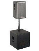 

KP210 Adjustable speaker pole for speaker-subwoofer separation with terminal pieces, D=35 mm