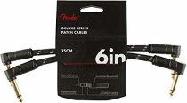 DELUXE 6' CABLE Black Tweed 2 PACK