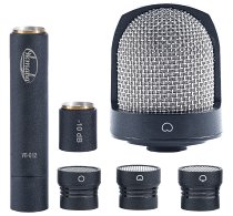 Октава МК-012-10 Профессиональный студийный конденсаторный микрофон со сменными капсюлями с малой диафрагмой (черный) в деревянн