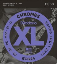 ECG24 Chromes Flat Wound, Jazz Light, 11-50 от Музторг