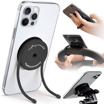 Black, Magnetic Phone Mount Grip