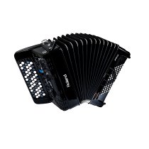 ROLAND FR-1XB BK COMPACT & LIGHTWEIGHT V-ACCORDION (BLACK, WITH BUTTONS)