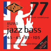 ROTOSOUND RS77LD JAZZ BASS FLATWOUND STRINGS MONEL - фото 2