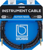 BOSS BIC-10 инструментальный кабель, 3 метра, Разъемы 1/4 BIC-10 инструментальный кабель, 3 метра, Разъемы 1/4 - фото 1