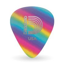 1CRB4-10 10 PICK CELLULOID RAINBOW MED
