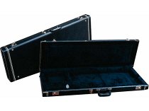 FENDER G&G Standard Mustang/Musicmaster/Bronco Bass Hardshell Case, Black with Acrylic Interior, цвет черный