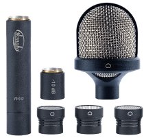 Октава МК-012-40 Профессиональный студийный конденсаторный микрофон со сменными капсюлями с малой диафрагмой стереопара, черный.