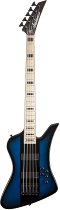 X Series Signature David Ellefson Kelly™ Bird V Bass, Maple Fingerboard, Blue Stripe