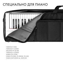 Bag&Music PIANObox_88 CASUAL чехол легкий для синтезатора, клавишных инструментов - фото 2