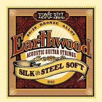 2045 Earthwood Silk & Steel Soft 80/20 Bronze Acoustic Guitar Strings - 11-52 Gauge