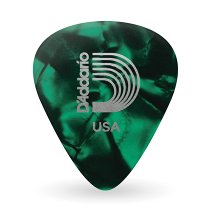 1CGP6-10 10 PICK CELLULOID GPEARL HEAVY