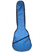 ЧГУ-05 Чехол для гитары с карманом (утепленный) (cиний)