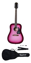 EPIPHONE Starling Acoustic Guitar Player Pack Hot Pink Pearl - фото 1