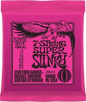 2623 Super Slinky 7-String Nickel Wound Electric Guitar Strings - 9-52 Gauge
