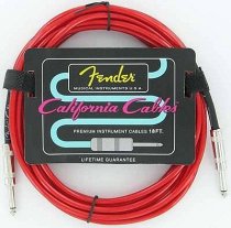 10` CALIFORNIA CABLE CANDY APPLE RED FENDER