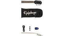 EPIPHONE Billie Joe Armstrong Les Paul Junior Electric Guitar Player Pack 220V Classic White - фото 2