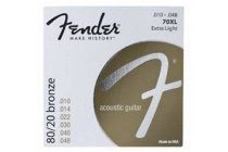 STRINGS NEW ACOUSTIC 70XL 80/20 BRONZE BALL END 10-48