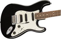 FENDER Squier Contemporary Stratocaster HSS, Black Metallic, цвет черный - фото 2