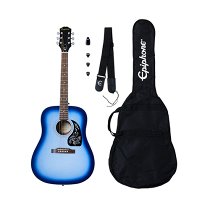 EPIPHONE Starling Acoustic Guitar Player Pack Starlight Blue - фото 1