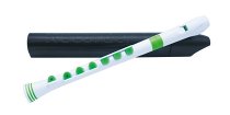 Recorder+ White/Green with hard case