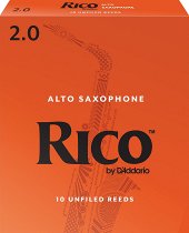 D ADDARIO WOODWINDS RJA1020 RICO, ALTO SAX, #2, 10 BX , 2, 10
