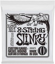 2625 Slinky 8-String Nickel Wound Electric Guitar Strings - 10-74 Gauge