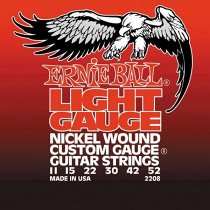 2208 Light Nickel Wound w/ wound G Electric Guitar Strings - 11-52 Gauge