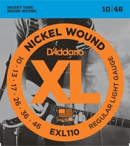 D ADDARIO EXL110 NICKEL WOUND REGULAR LIGHT 10-46