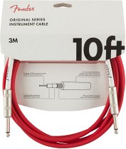 FENDER 10' Original INST CABLE Fiesta Red - фото 1