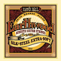 2047 Earthwood Silk & Steel Extra Soft 80/20 Bronze Acoustic Guitar Strings - 10-50 Gauge