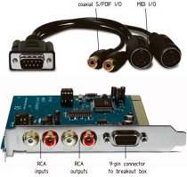 

Audiophile 2496 PCI 44, 22, S/PDIF (coax), MIDI