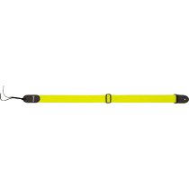 2 INCH NYLON STRAP W/LEATHER ENDS NEON YELLOW DD3100NY