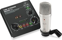 BEHRINGER Complete Recording Bundle with Studio Condenser Mic, Tube Preamplifier with 16 Preamp Voicings and USB/Audio Interface - фото 1