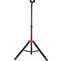 FENDER Deluxe Hanging Guitar Stand, Black/Red Deluxe Hanging Guitar Stand, Black/Red - фото 1