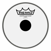 REMO CS-0306-10- Batter, CONTROLLED SOUND®, Clear, 6` Diameter, BLACK DOT™ On Top - фото 1