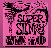 2223 Super Slinky Nickel Wound Electric Guitar Strings - 9-42 Gauge