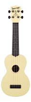 WATERMAN by KALA KA-SWB-YL Waterman Pale Yellow, Matte, Soprano Ukulele