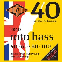 RB40 NICKEL (UNSILKED) 40 60 80 100 ROTOSOUND
