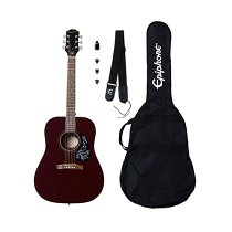 EPIPHONE Starling Acoustic Guitar Player Pack Wine Red - фото 2