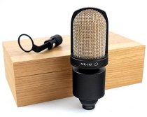 Октава МК-105 Профессиональный студийный конденсаторный микрофон с большой диафрагмой, черный, в деревянном футляре - фото 2