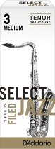 D ADDARIO WOODWINDS RSF05TSX3M Select Jazz Filed Tenor Saxophone Reeds, 3M, 5 BX , 3,