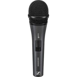 SENNHEISER E 825-S микрофон вокальный, динамический, кардиоидный, 80 – 15000 Гц, 1,5 мВ/Па, 350 Ом