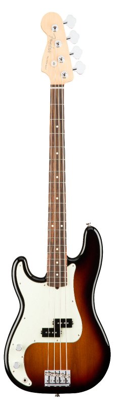 

AM PRO P BASS LH RW 3TS, Санберст